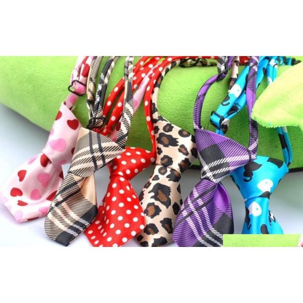 

shipping dog pet cat bow tie necktie collar mixed different color 120pcs p9fyt