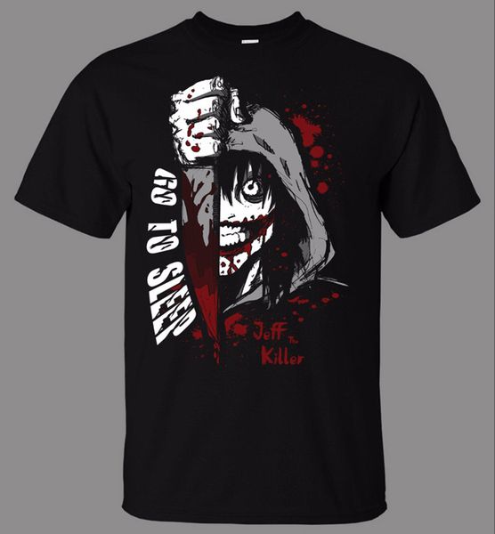 

summer simple short-sleeved t-shirt jeff the killer direct from stockist t shirt ideas sport hooded sweatshirt hoodie