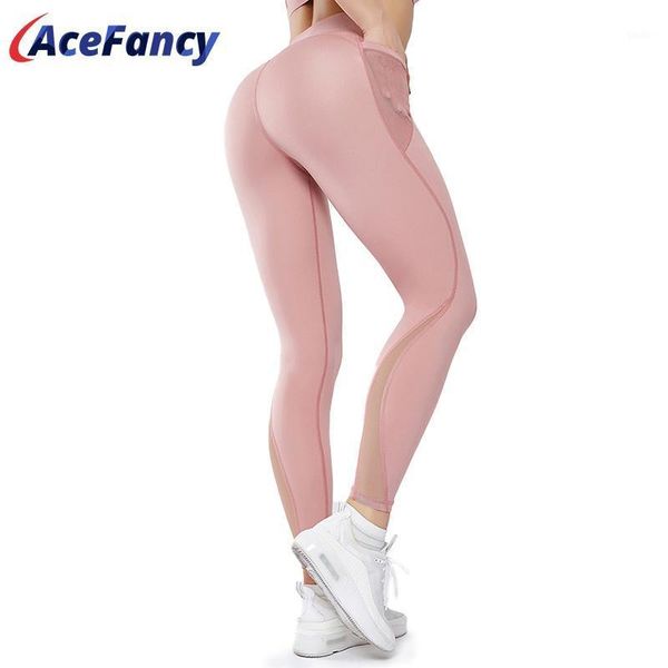 

fitness leggings with pocket seamless sport leggings fitness compression t1901 push up yoga pants gym squatproof1, White;red