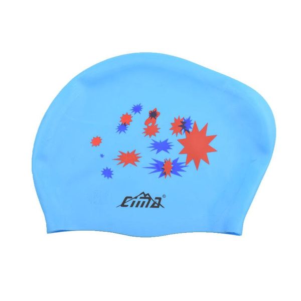 

women swimming cap for long hair girl extra large rubber latex silicone waterproof ear protector swim pool hat diving equipment wmtjfr