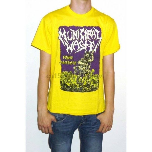

municipal waste massive aggressive yellow new official fatal feast hoodie designers t shirts sweatshirt