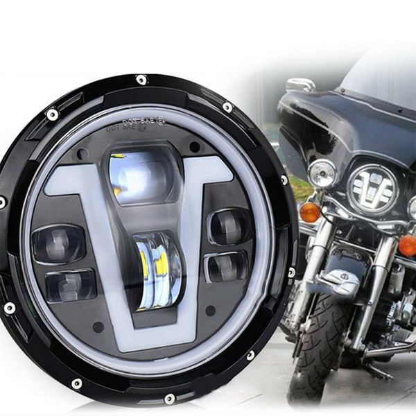 

7 inch led working light projector automotive lighting system round led headlight replacement motorcycle led kit