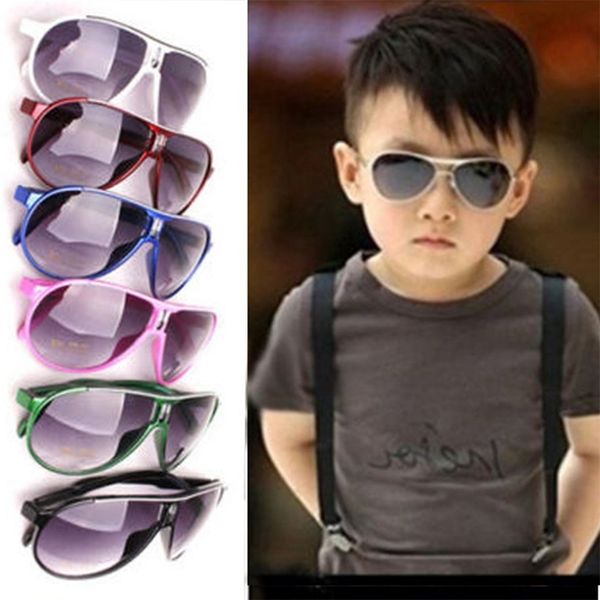 

baby kids shades girls newboys child sunglasses anti-uv goggles outdoor multi frames retro children sun glasses black pink