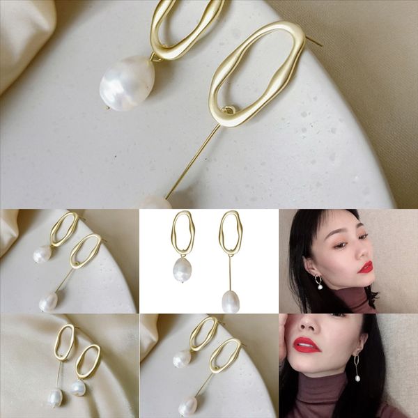 

dvb women earring with feather silver minimalist dainty mini sterling square fashion cz paved minimali geometric girl stud earrings, Golden