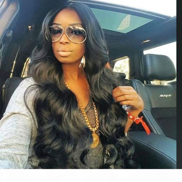 

brazilian body wave lace front human hair wigs wavy glueless full lace wigs 6a full lace human hair wigs for black women, Black;brown
