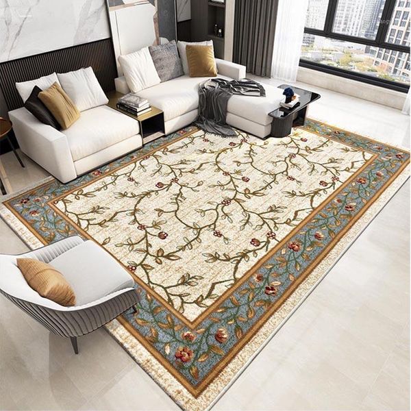 

europe luxury persian carpet living room bedroom soft area rug polypropyle jacquard sofa coffee table floor mat home decor1