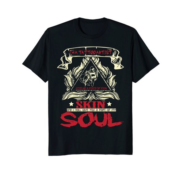 

sport 2019 new summer tee shirt tattoo artist t-shirt men and women styles fashion t-shirt