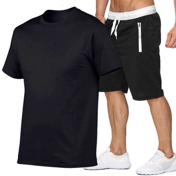

casual muscle men's boys fitness sports running training and t-shirt set oversized shorts, Gray