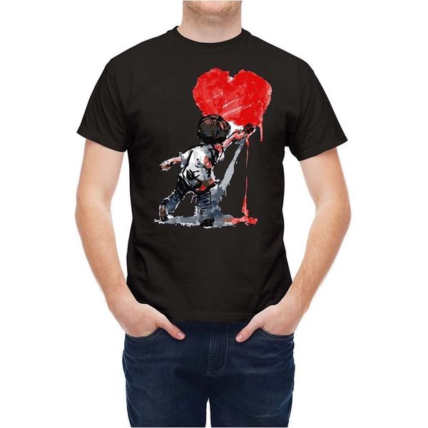 

fashion design tshirt kid drawing heart on wall t2623w o-neck hipster tshirts sport hooded sweatshirt hoodie