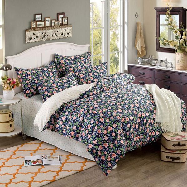 

100% cotton bedding set, oil painting bed set without filler duvet cover set