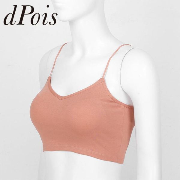 

women girls sports bras pilates running jogging gym fitness padded tank camisole seamless athletic strappy vest sportswear1, White;black