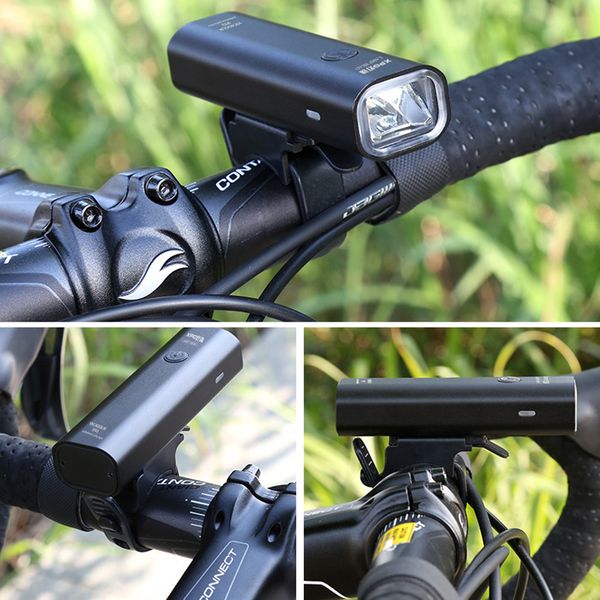 

ночной свет велосипеда непромокаемые usb аккумуляторная 2000mah led mtb передняя фара лампа алюминиевый ultralight фонарик свет велосипедов