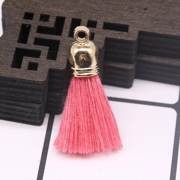 

10pcs 3cm metal cap mini tassels pendant jewelry curtain garments decorative accessories key bag pendant craft tassels diy h wmtaer