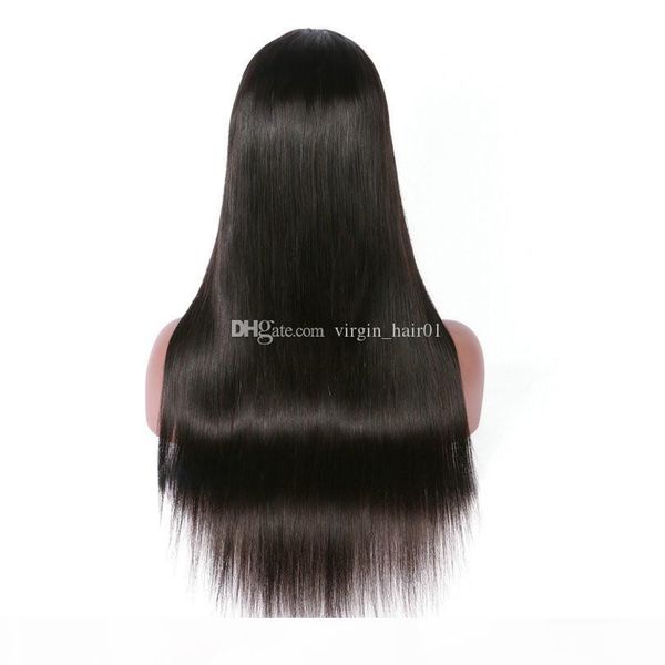 

peruvian straight u part human hair wigs middle left right u part virgin hair wigs for black women natural color front lace wigs, Black;brown
