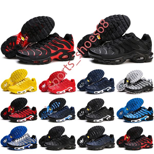 

2021 new basketball shoes tn plus running shoes fashion triple black red blue kpu material mens trainers male tn sports sneakers zapatos, White;red