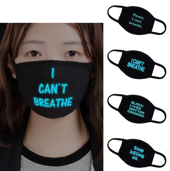 

style i cant 2021 new face breathe washable cotton black lives matter three layers cycling masks glowed designer scarf adults