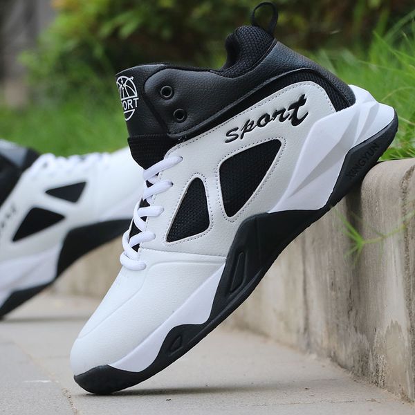 

new basketball brand high grade sports black tights men's shoes