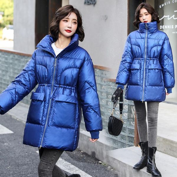

fashion casual harajuku basic coat basic jackets winter jackets women chaqueta mujer casaco feminino parkas mujer woman clothes, Black