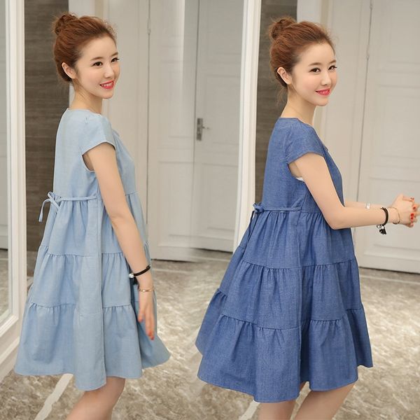 

large dress spring and summer denim skirtdenim skirt with big swing new style slim big swing skirt 0kn0e, Black;gray
