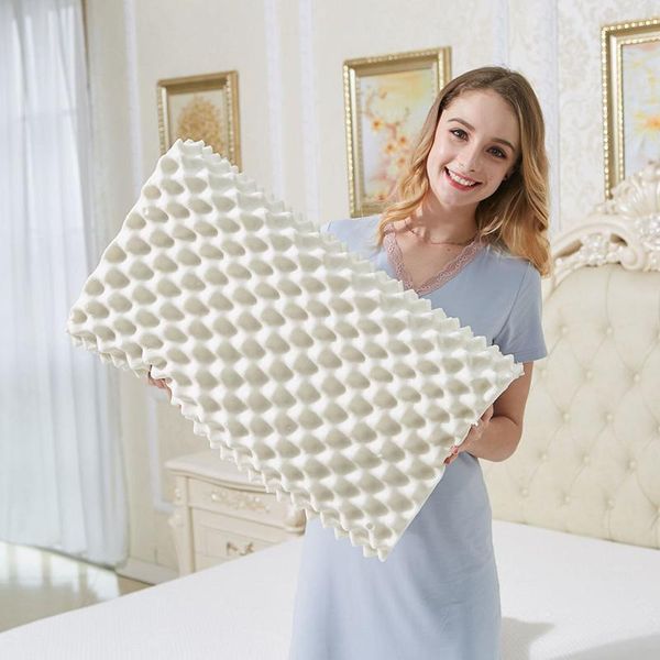 

pillow sleep natural latex for bed massage pillows orthopedic kussens oreiller almohada cervical poduszkap memory