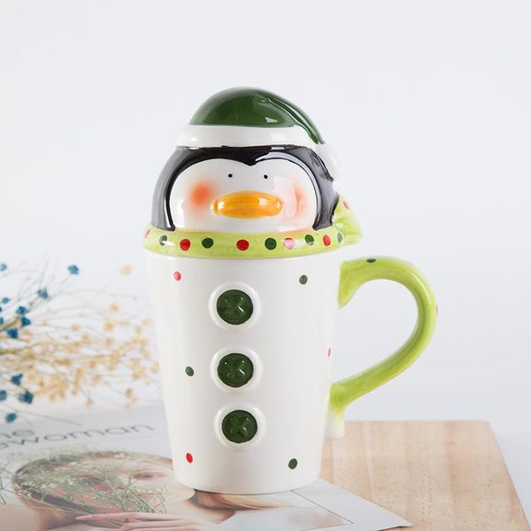 

400 мл рождественская чашка забавный творческий завтрак кубок санта-праздничный кофе молочный кубок кухонные посуды домашнее офис для фрукто