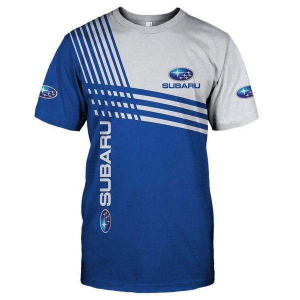 

subaru-2021 new summer t shirt man fashion t-shirts 3d printed streetwear clothes funny tshirt o-neck hip hop tees, White;black