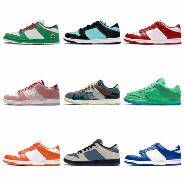

2021 chunky dunky athletic sb shoes low authentic sneakers grateful dead dunk pink digital concepts mens womens sports trainers 36-45 i97l#9, Black