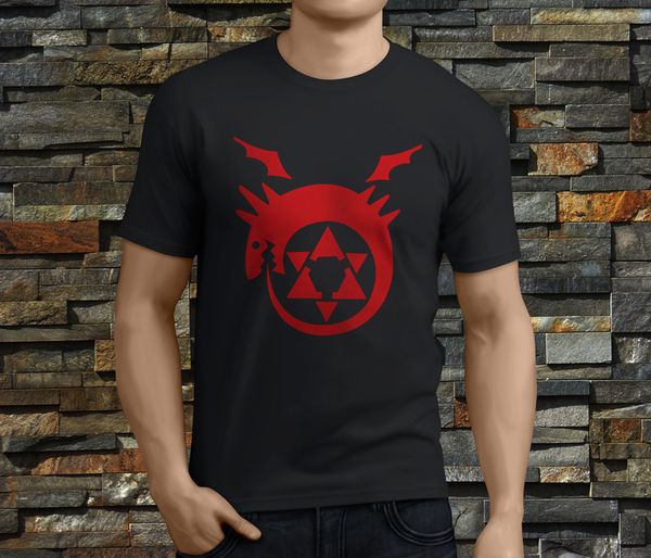 

letter print new popular fullmetal alchemist homunculus black size 3xl casual man tees sport hooded sweatshirt hoodie t shirt