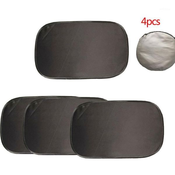 

4pcs car sunshade side block new static black film full sun visor set 50*30cm1