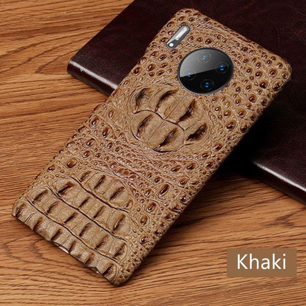 

luxury genuine leather crocodile head phone case for huawei mate 9 10 20 30 pro p10 20 30 pro honor 9x 20 bbycxz packing2010