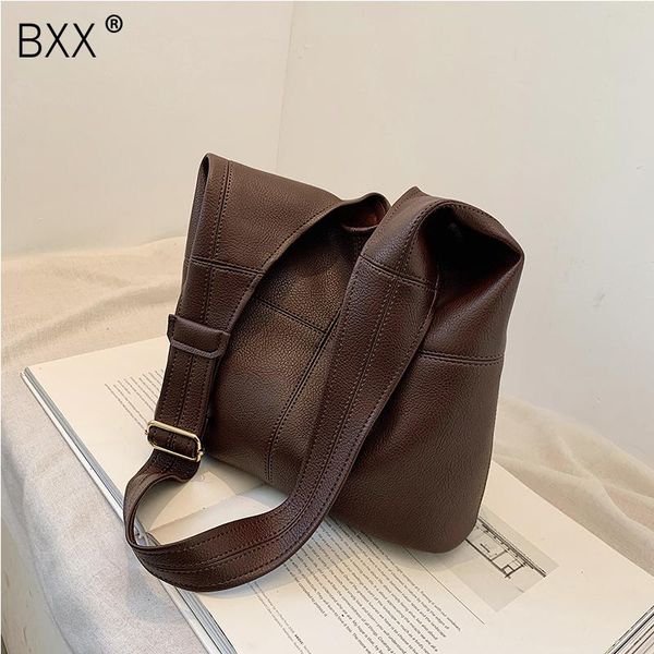 

bxx] простые сплошные цвета кожа pu сумки на ремне для женщин 2020 winter trend high capacity сумки и кошелек hp011