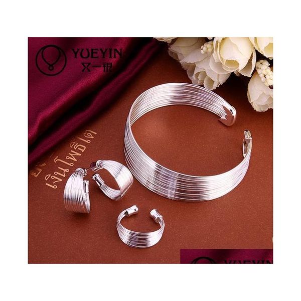 

fashion brand 925 sterling silver jewellery sets african beads jewelry set tkujj, Slivery;golden