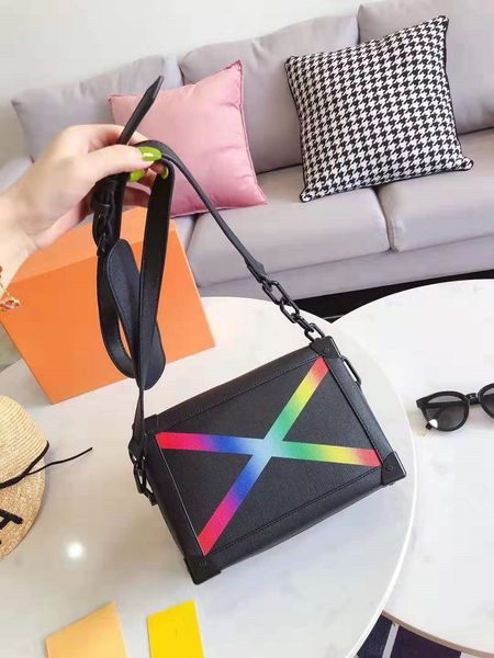 

hip bag ysiykiy 25cm purse popul luxury women bag chain flap most messenger small blogger crossbody stlye with box esqst, Red;black