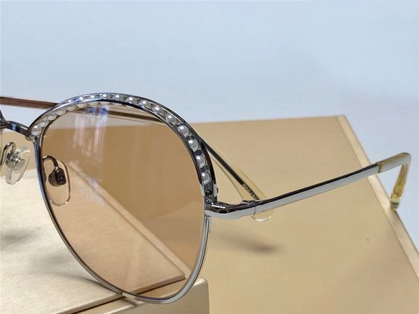 

sunglasses with sunglasses pearls brown women new de sol gradient box round gafas eyewear oversize gold/ glasses fwxop, White;black