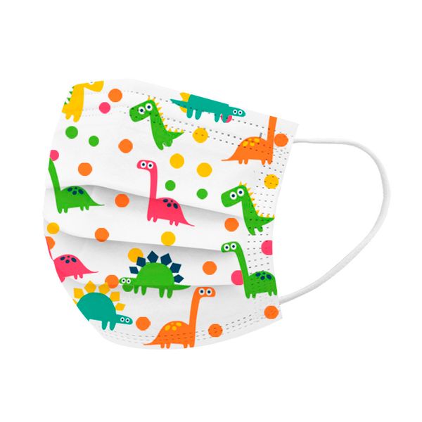 

printed 10-100pcs disposable children cotton face fashion breathing design mouth mask cubrebocas con careta