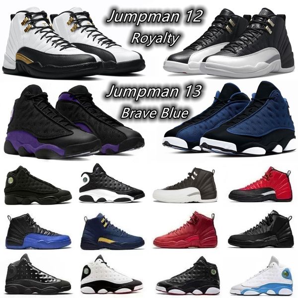 

jumpman 13 brave blue royalty 12 mens designer basketball shoes 13s houndstooth obsidian del sol court purple red flint 12s flu game utility