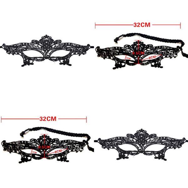

lmasquerade 1pcs women lace eye mask party for halloween masks 2 color o