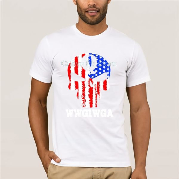 

men's cartoon fun cool q anon skull wwg1wga political conspiracy printing short sleeve tshirt trend hooded sweatshirt hoodie men t shir