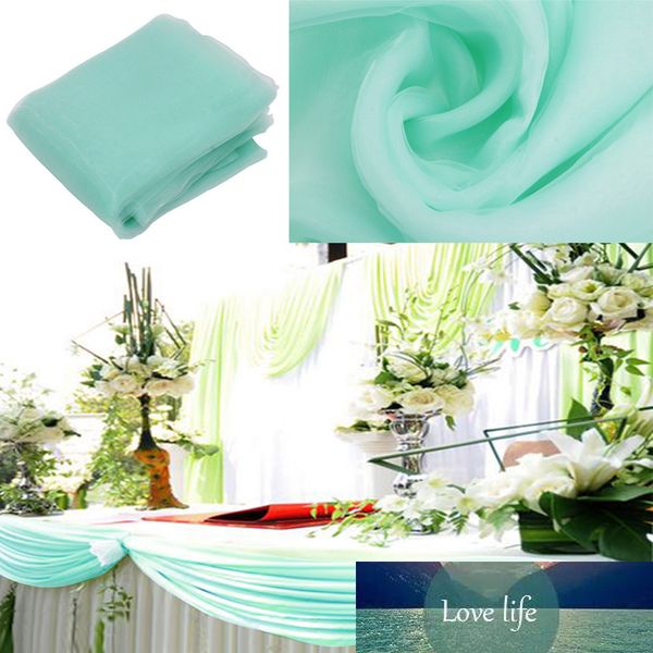 cortina Size10m x1.35m hortelã tecido de organza verde, casamento tabela da festa de cortina, neccessary natal, fábrica estilo de moda preço