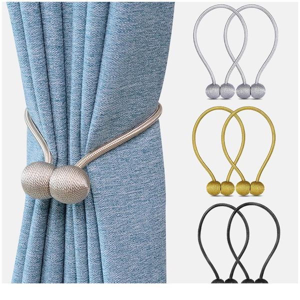

magnetic ball new pearl curtain simple tie rope accessory rods accessoires backs holdbacks buckle clips hook holder ho jllqih
