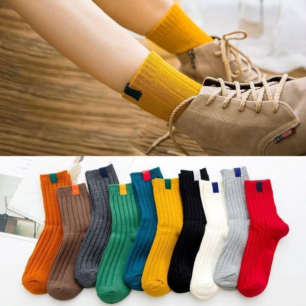 

custom socks private custom logo wholesale 10 pairs of one piece men socks solid-color cotton mid-calf length sport, Black