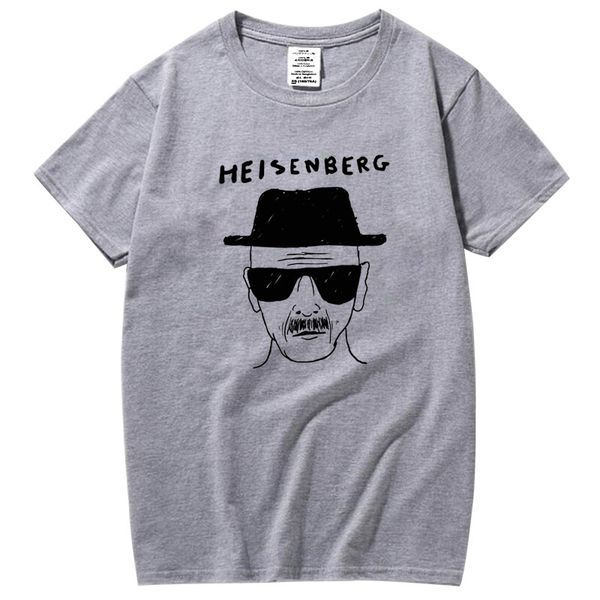 

xin yi men's short sleeve heisenberg print o neck cool s male tee sport hooded sweatshirt hoodie men t shirt