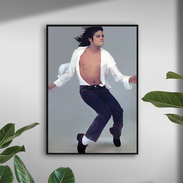 

printed posters michael jackson oil painting canvas posters and prints wall art pictures for the living room painting