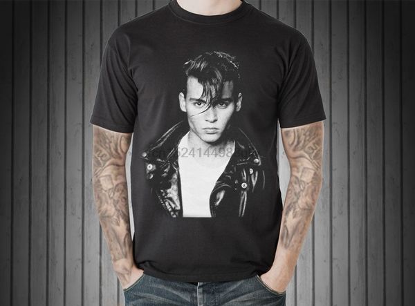 

джонни депп vtg ретро graphic t shirt фильм о фильме punk rock подростка idol sexy icon 2018 летняя футболка спортивная с капюшоном толстовк