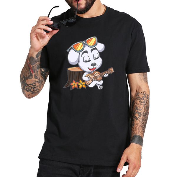 

animal crossing k.k. slider t shirt video game funny happy cute dog tshirt eu size camiseta premium tee sport hooded sweatshirt hoodie