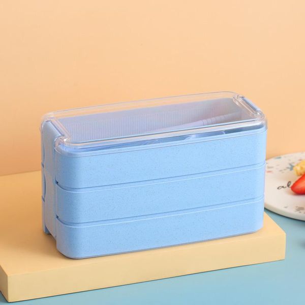 

worthbuy japanese microwave lunch box for kids wheat straw children leak proof bento box with tableware school food container wmtuwc
