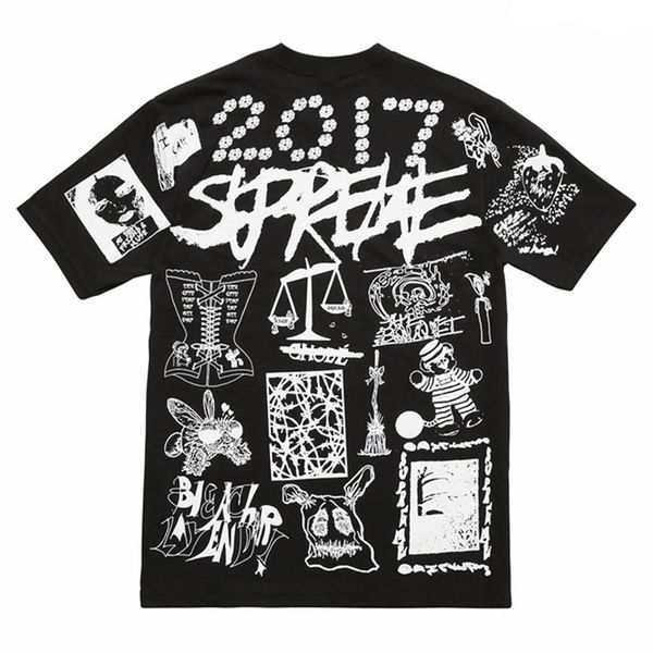 

mens stylist t shirt soft cotton short sleeves summer fashion casual printing men women black white tees, White;black