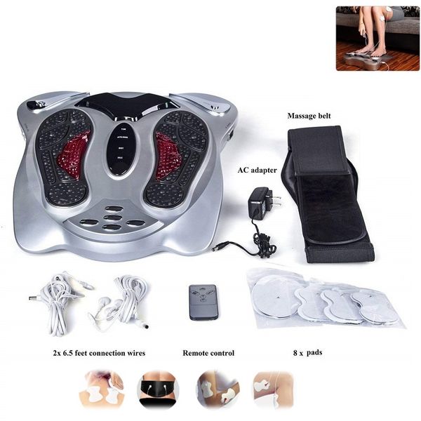 

foot massager machine - electric massage therapy, relax treatment device for calf leg blood circulation and plantar fasciitis