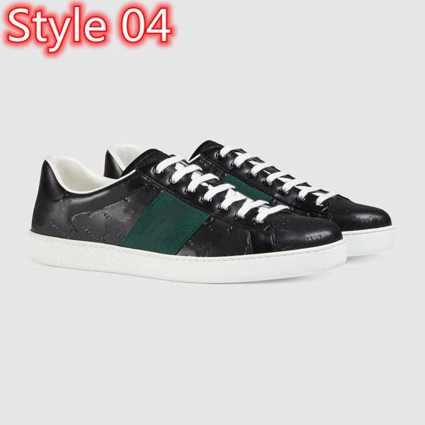 

2021 casual old shoes women embroidery bee tiger snake flat dirty sneaker sports trainers men old ace shoes, Black