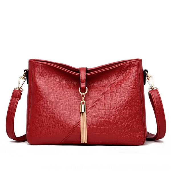 

yz5ww mom autumn winter 2019 middle simple women's shoulder bag new aged bag one shoulder messenger soft large capacity mother-in-law w